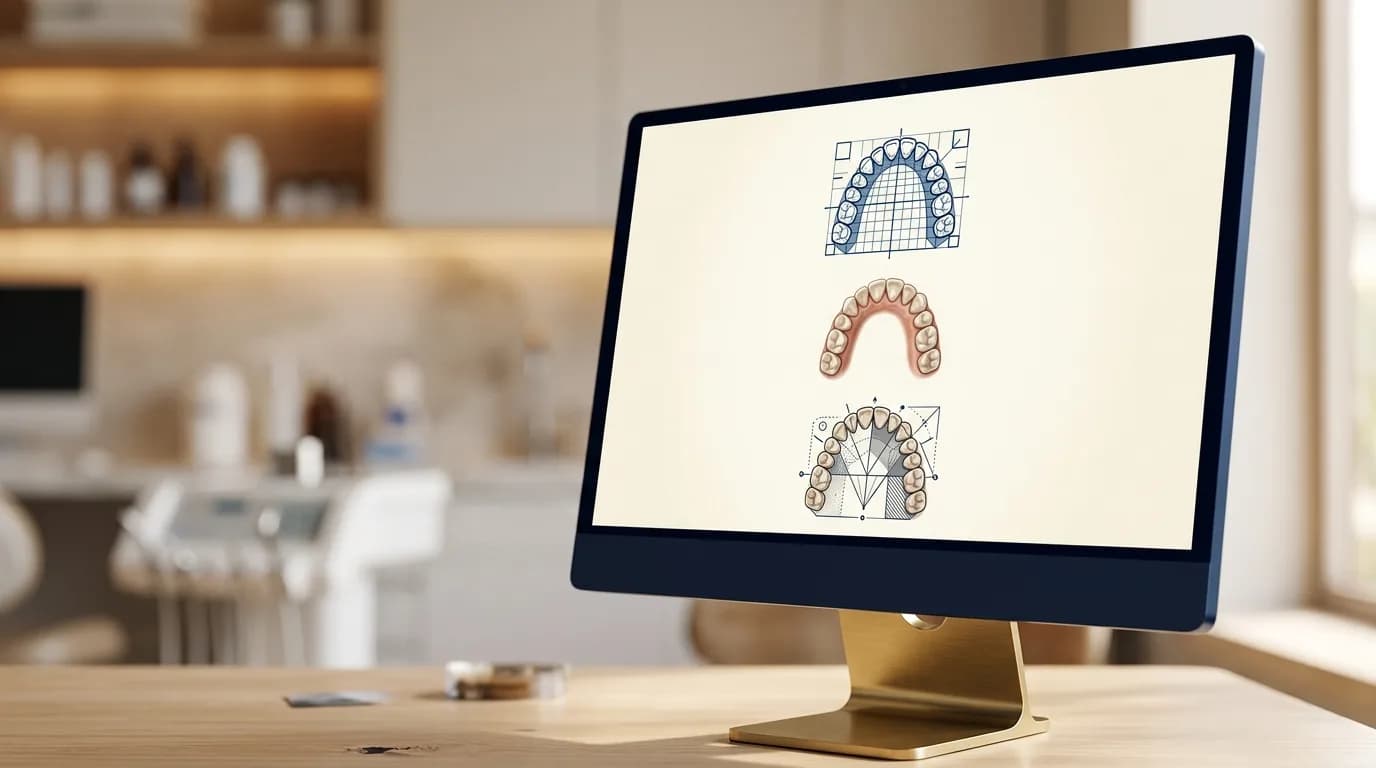 Tipos de odontograma: geométrico, anatómico, simbólico y digital